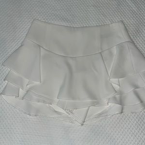 White Zara skort